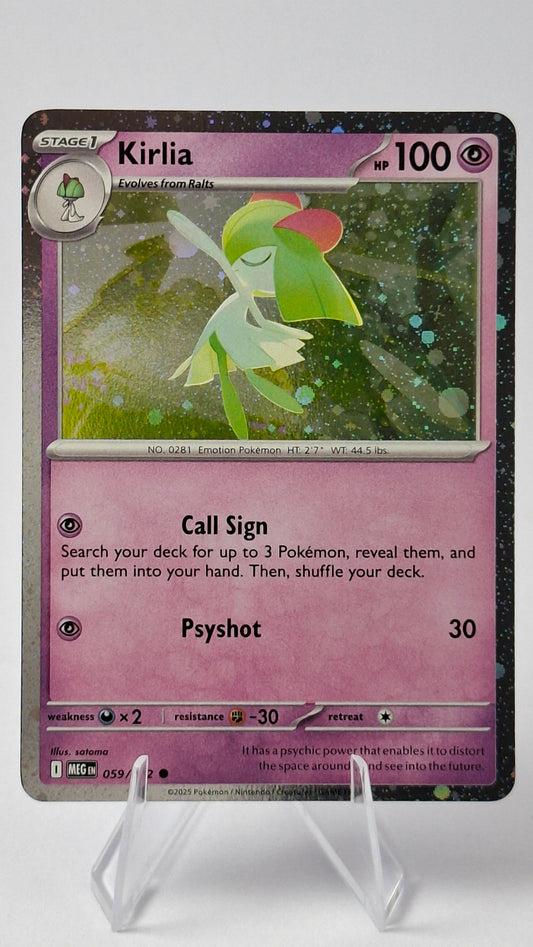 Kirlia Evolution Line - Ralts + Kirlia (Cosmos Holo)