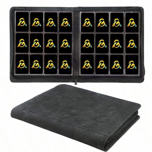 9 Pocket 360 Sleeves Zip Binder