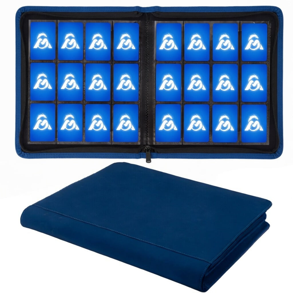 9 Pocket 360 Sleeves Zip Binder