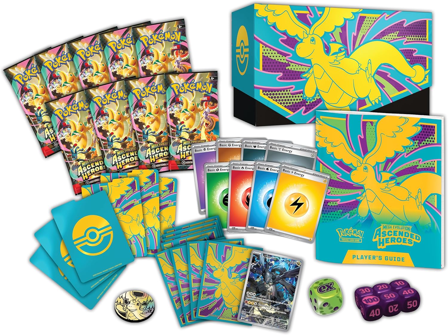 Complete contents of Pokémon Ascended Heroes Elite Trainer Box