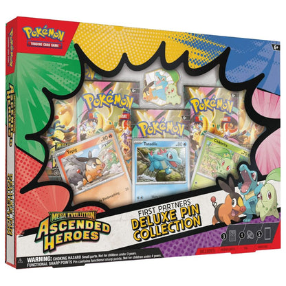 Pokémon Ascended Heroes First Partners Deluxe Pin Collection front view South Africa