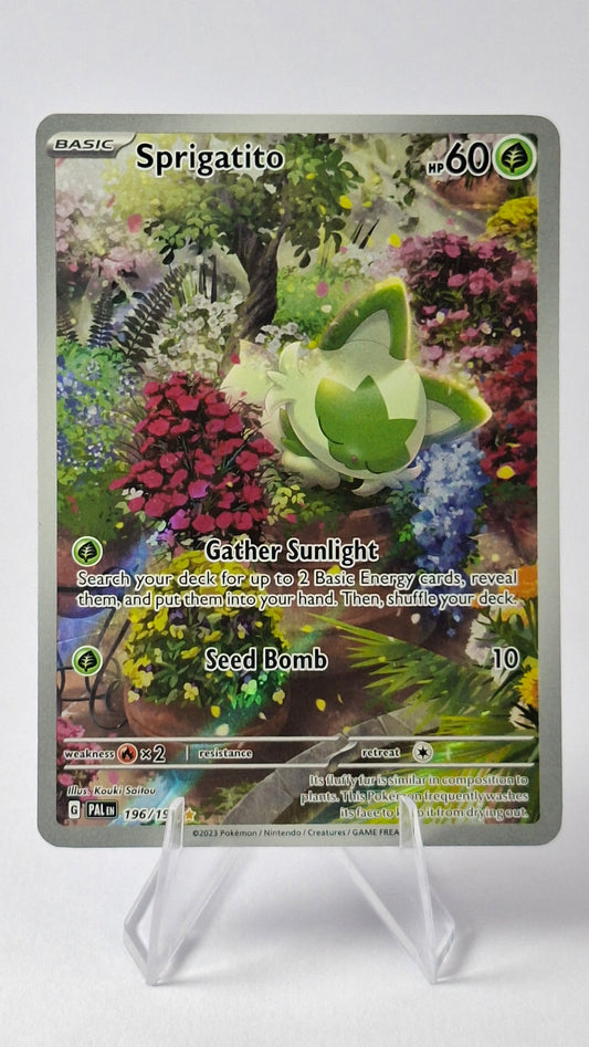 Sprigatito Illustration Rare – Paldea Evolved (196/193)