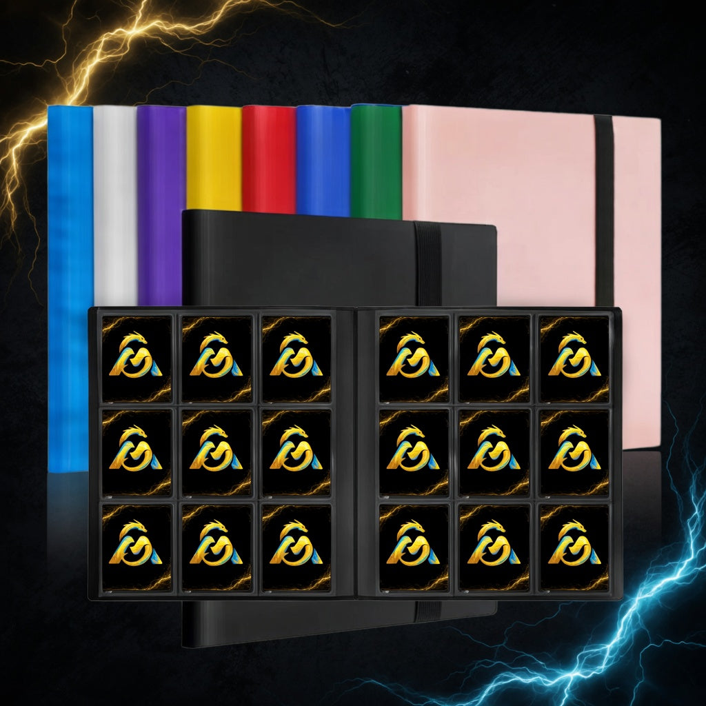 9 Pocket 360 Sleeves Strap Binder