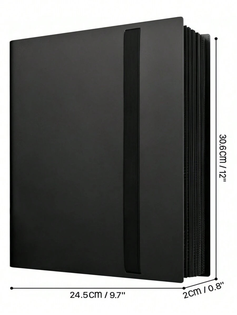 9 Pocket 360 Sleeves Strap Binder