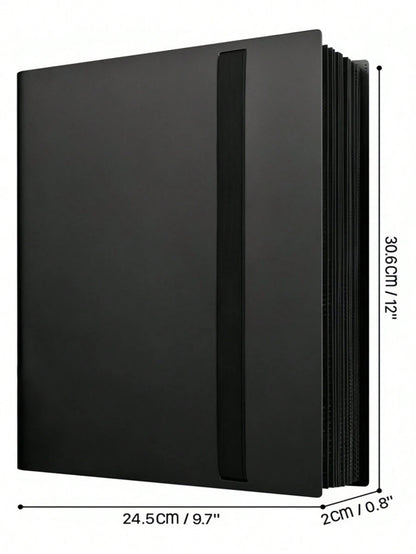 9 Pocket 360 Sleeves Strap Binder
