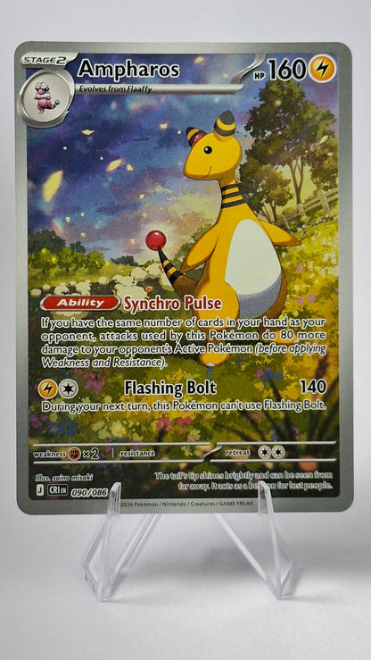 Ampharos Illustration Rare – Chaos Rising (090/086)