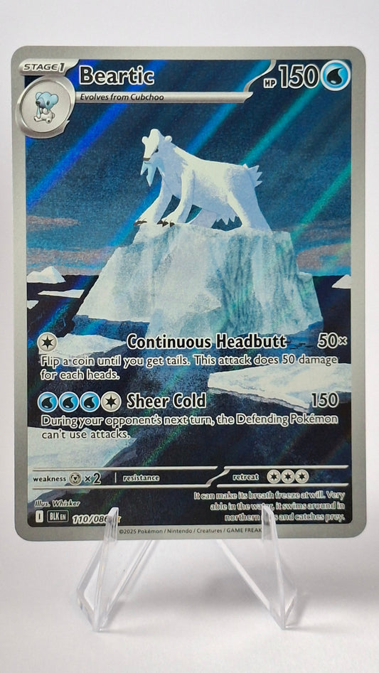 Beartic Illustration Rare – Black Bolt (110/086)