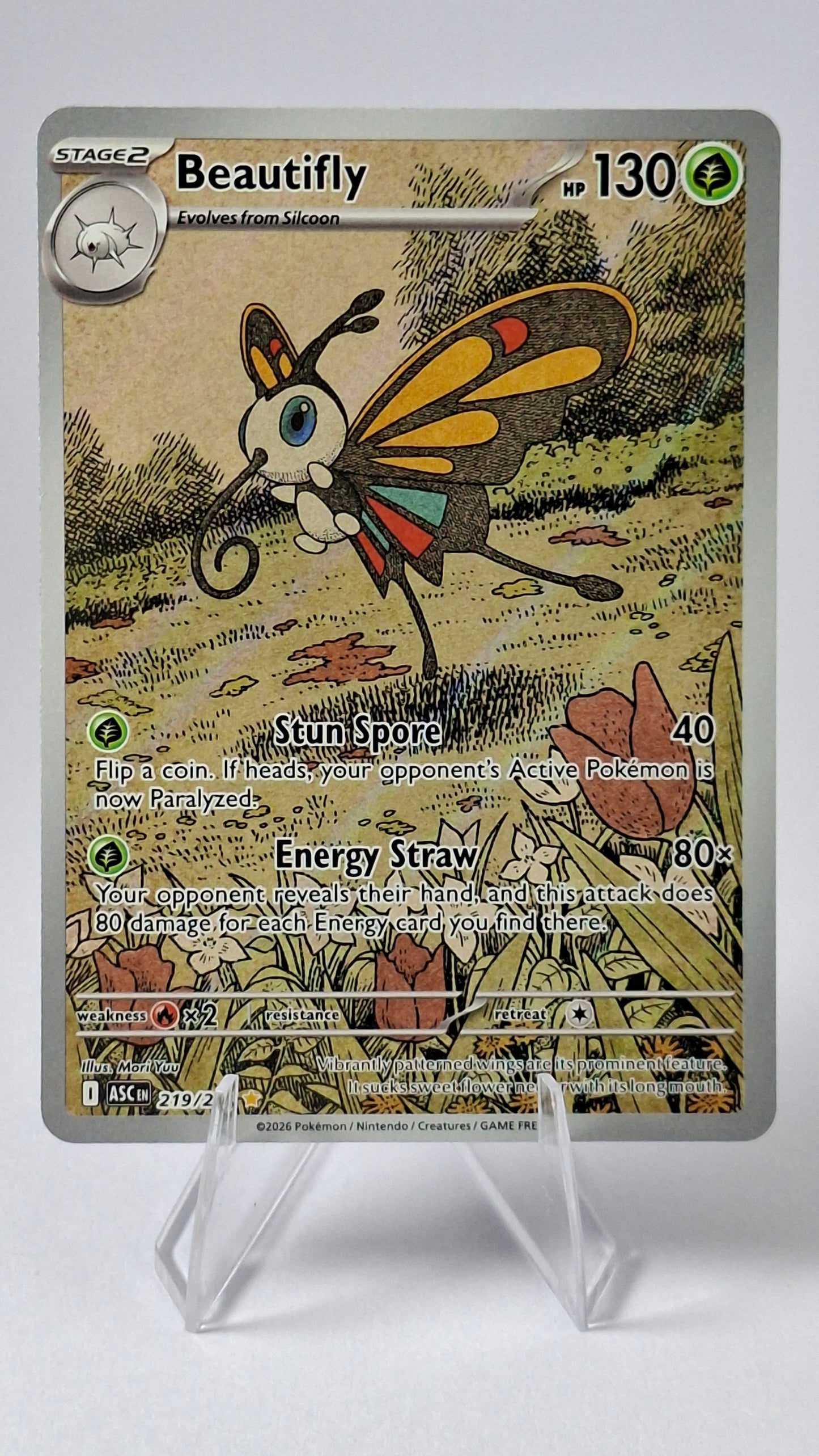 Beautifly Illustration Rare – Ascended Heroes (219/217)