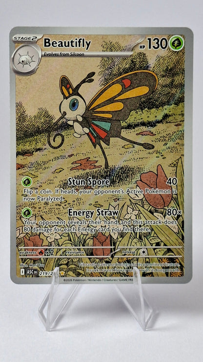 Beautifly Illustration Rare – Ascended Heroes (219/217)