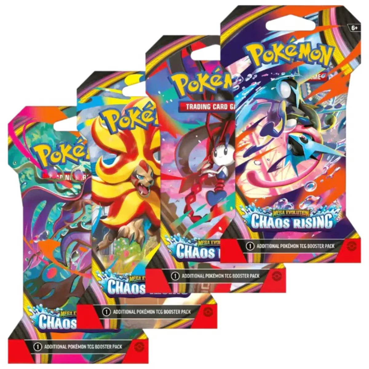 Pokemon Mega Evolution - Chaos Rising Sleeved Booster Pack
