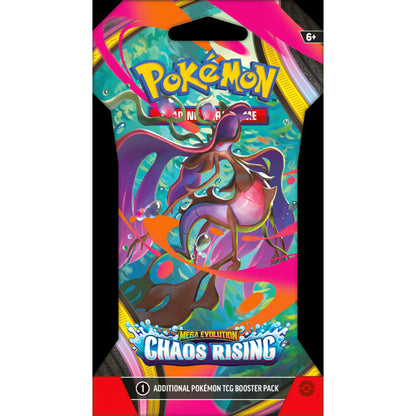 Pokemon Mega Evolution - Chaos Rising Sleeved Booster Pack