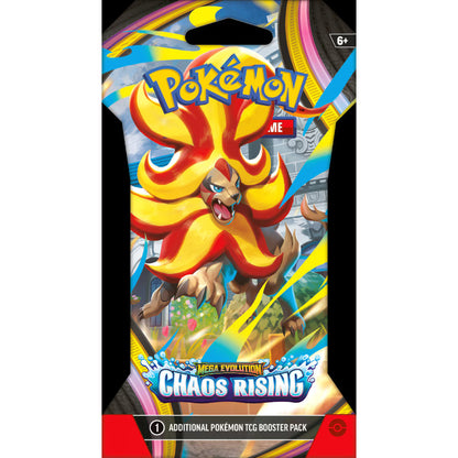 Pokemon Mega Evolution - Chaos Rising Sleeved Booster Pack