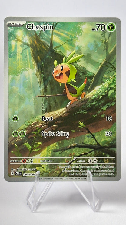 Chespin Illustration Rare – Chaos Rising (087/086)