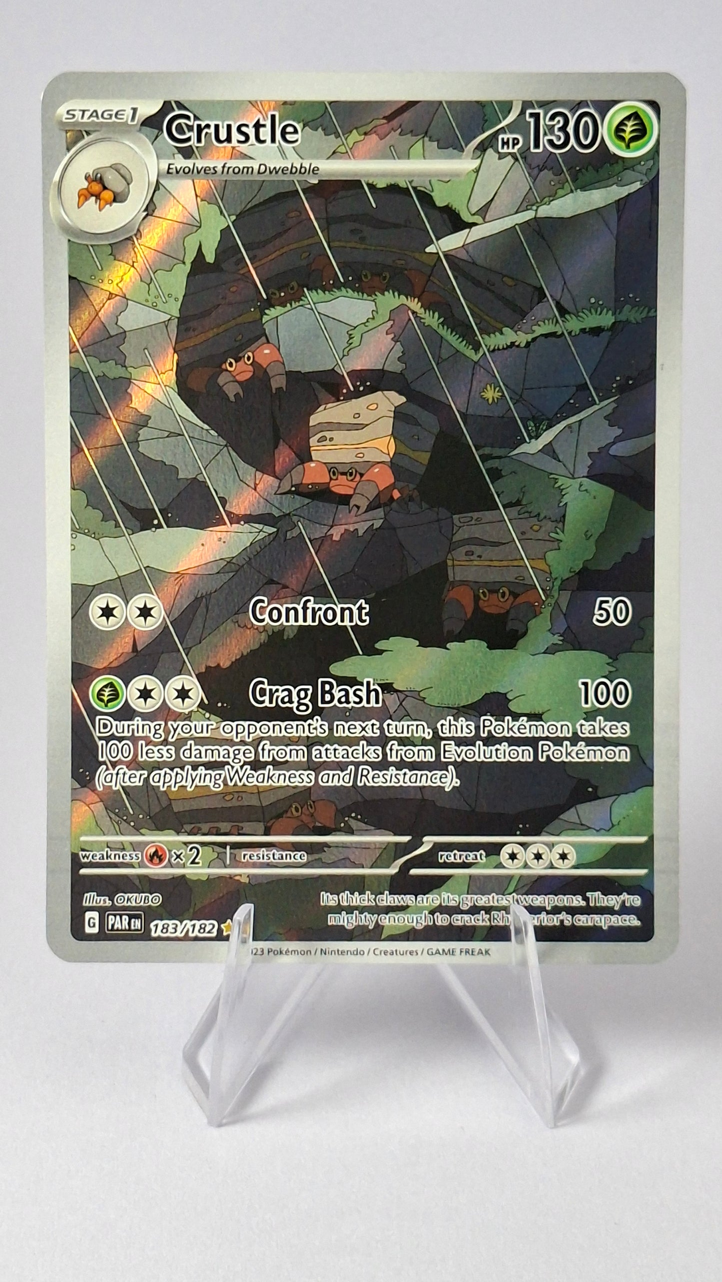 Crustle Paradox Rift Illustration Rare 183/182