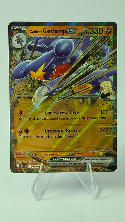Cynthia's Garchomp ex 104/182 - Destined Rivals Ultra Rare