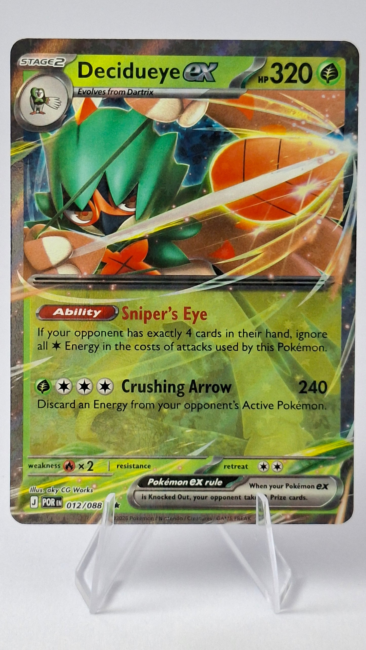 Decidueye ex 012/088 - Perfect Order Double Rare
