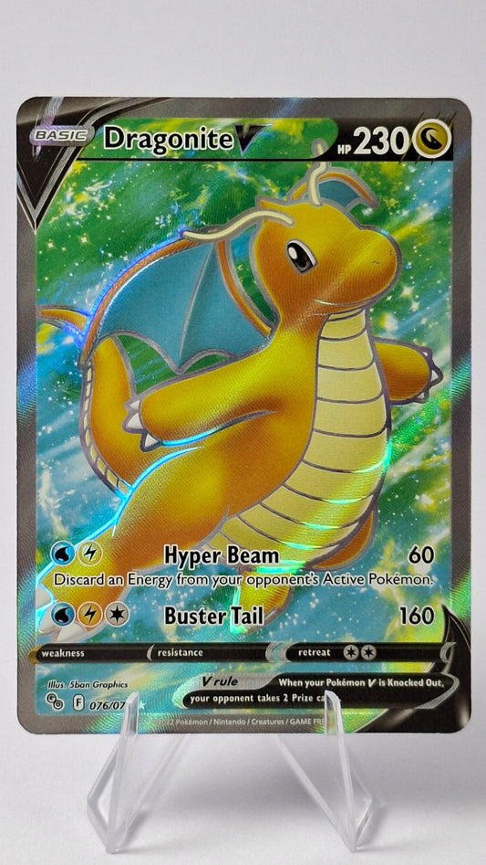 Dragonite V (Full Art) 076/078 - Pokémon GO Ultra Rare