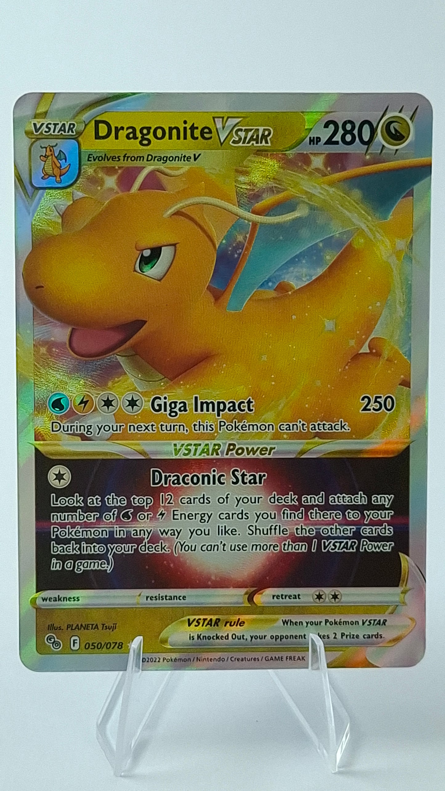 Dragonite VSTAR 050/078 – Pokémon GO Ultra Rare