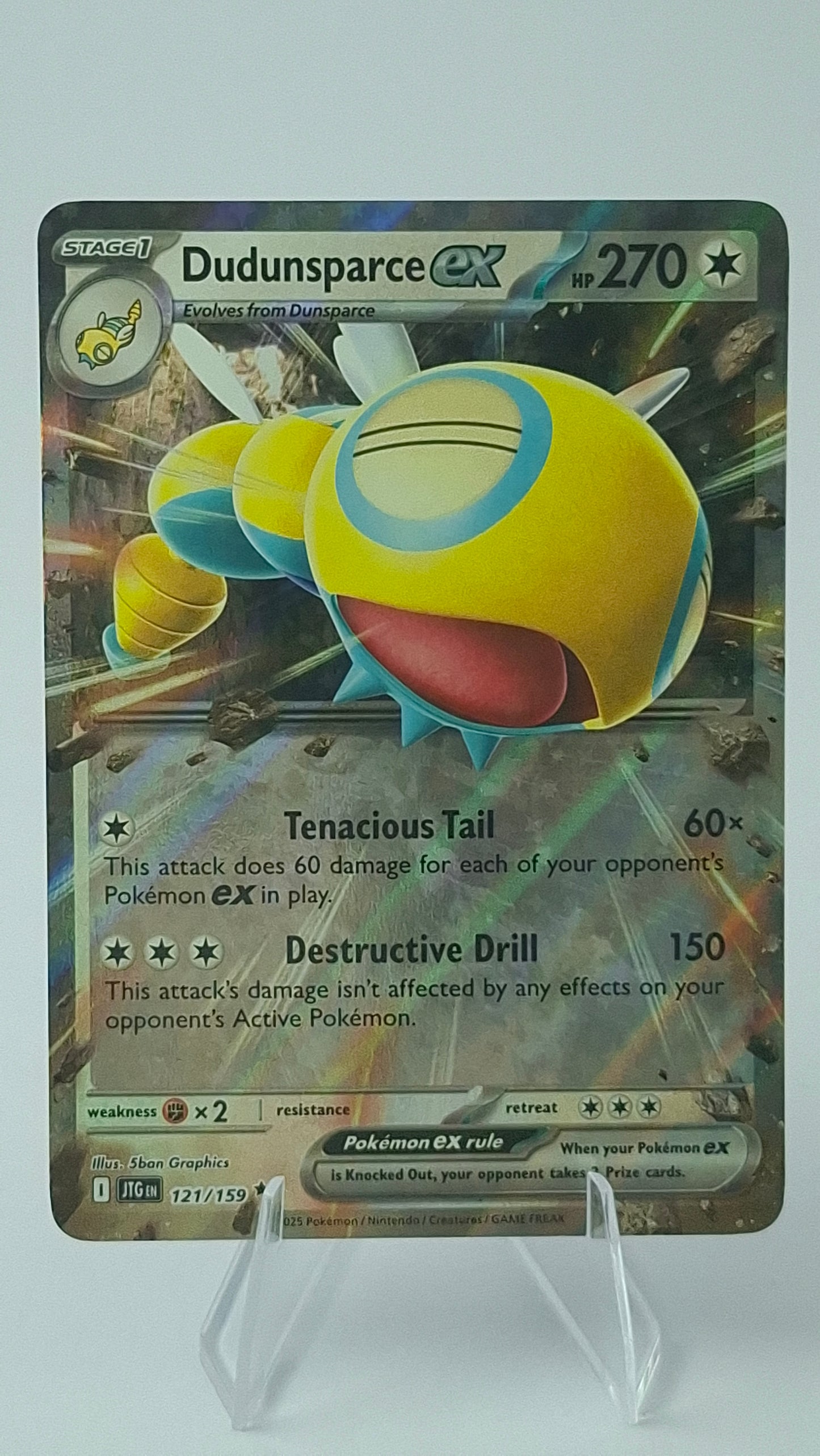 Dudunsparce ex 121/159 - Journey Together Double Rare