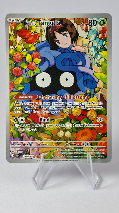 Erika's Tangela Ascended Heroes Illustration Rare 218/217