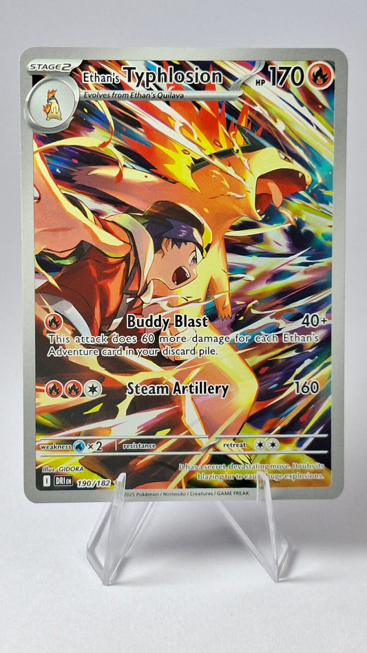 Ethan's Typhlosion Destined Rivals Illustration Rare 190/182