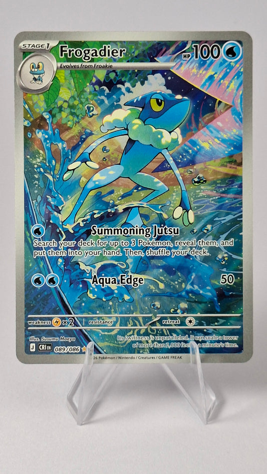 Frogadier Chaos Rising Illustration Rare 089/086
