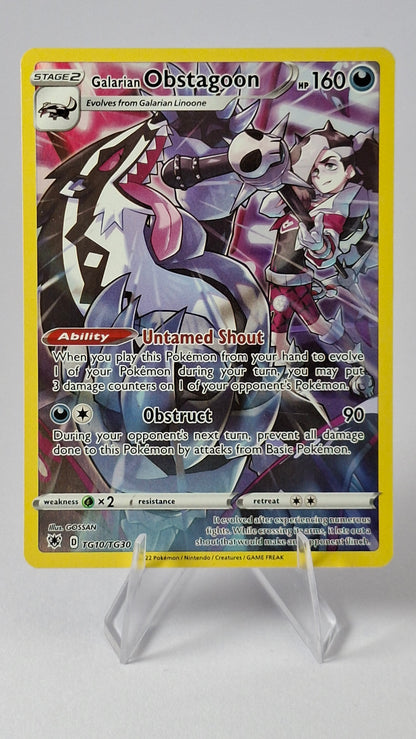 Galarian Obstagoon Astral Radiance Trainer Gallery Ultra Rare TG10/TG30