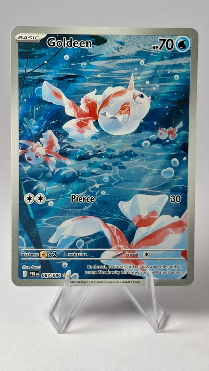 Goldeen Pitch Black Illustration Rare 087/084