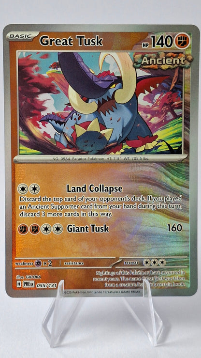 Great Tusk (Poke Ball Pattern) 055/131 - Prismatic Evolutions