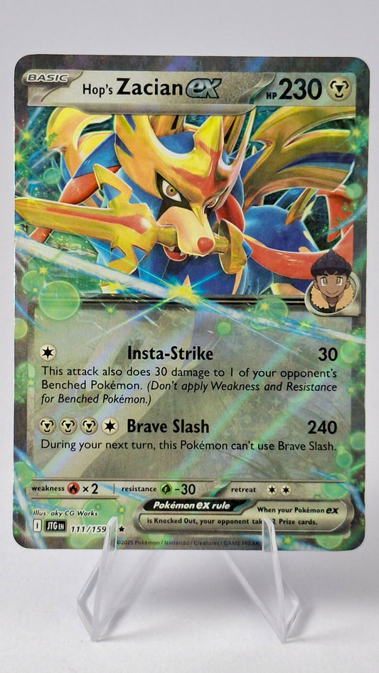 Hop's Zacian ex 111/159 - Journey Together Double Rare
