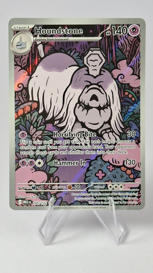 Houndstone Mega Evolution Illustration Rare 145/132