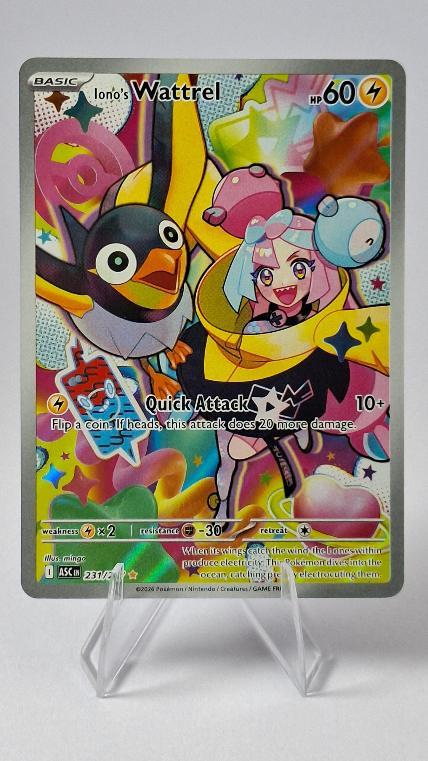 Iono's Wattrel Illustration Rare – Ascended Heroes (231/217)