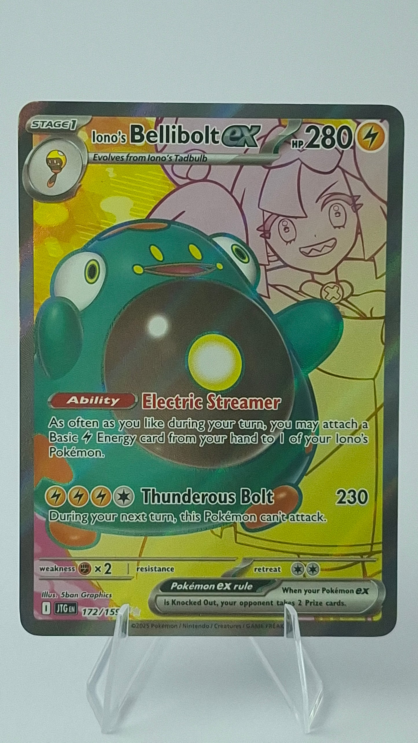Iono's Bellibolt ex 172/159 - Journey Together Ultra Rare
