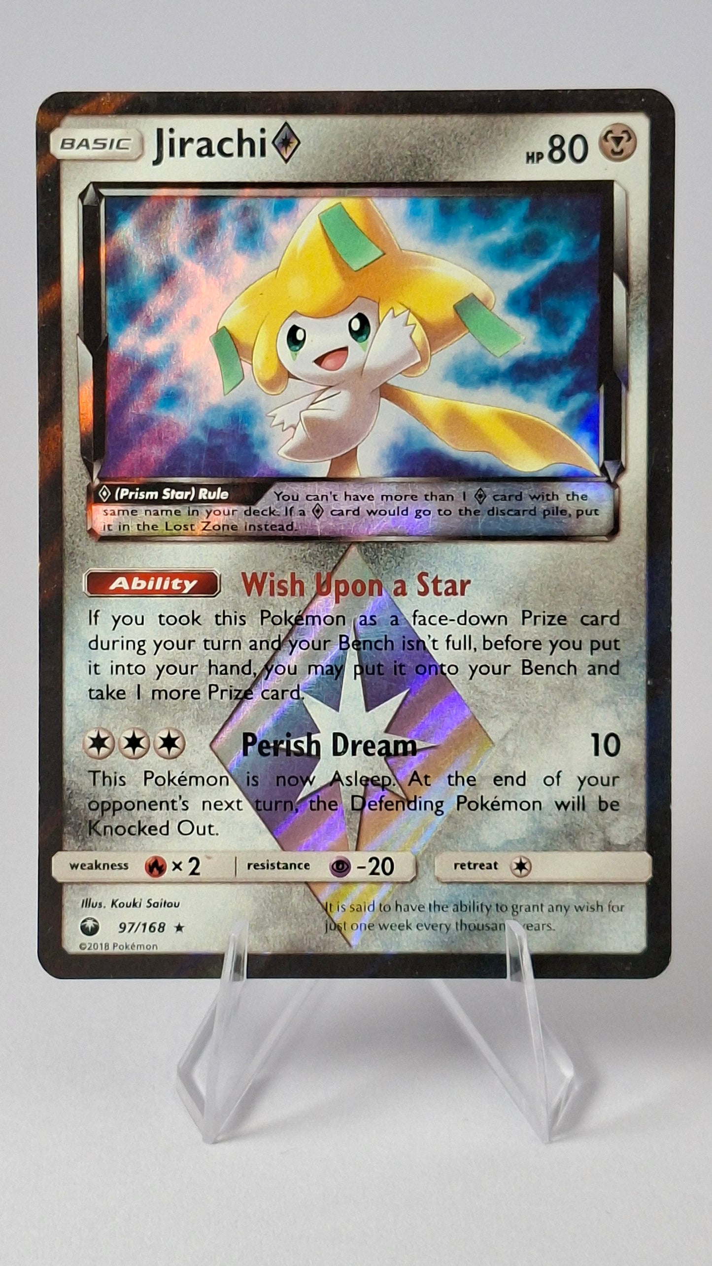 Jirachi Prism Star Celestial Storm Prism Rare 97