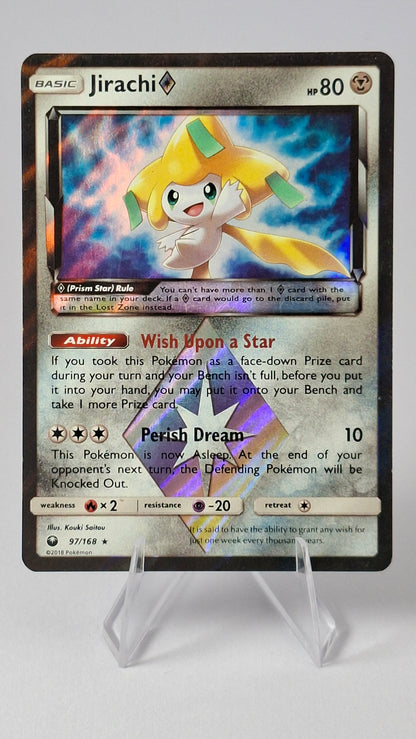 Jirachi Prism Star Celestial Storm Prism Rare 97