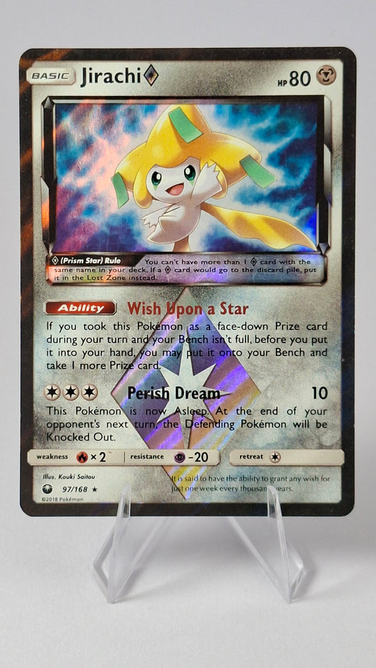 Jirachi Prism Star Celestial Storm Prism Rare 97