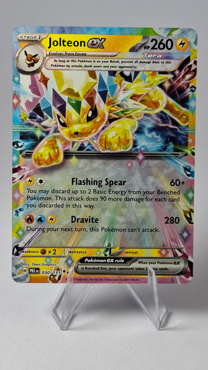 Jolteon ex Prismatic Evolutions Double Rare 030/131
