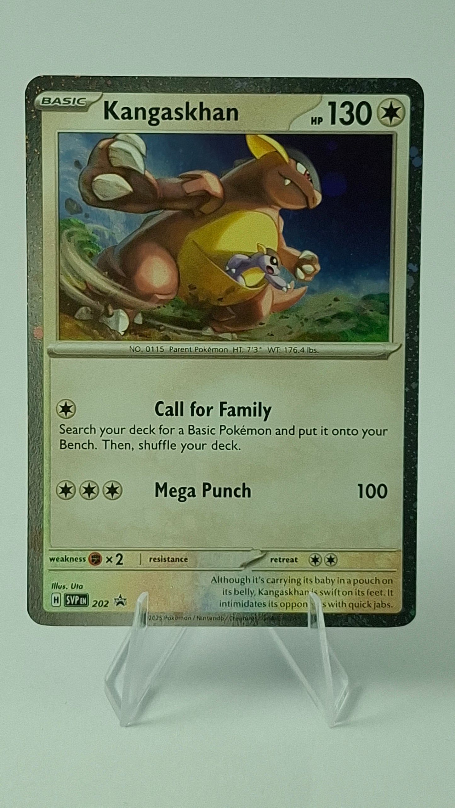 Kangaskhan 202 Cosmos Holo - Scarlet & Violet Promo
