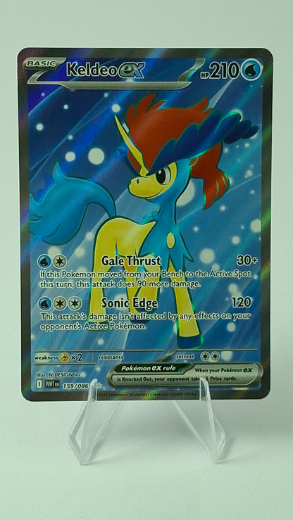 Keldeo ex 159/086 - White Flare Ultra Rare