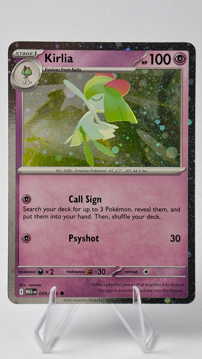 Kirlia Evolution Line - Ralts + Kirlia (Cosmos Holo)