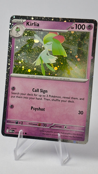Kirlia Evolution Line - Ralts + Kirlia (Cosmos Holo)