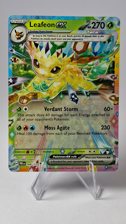 Leafeon ex Prismatic Evolutions Double Rare 006/131