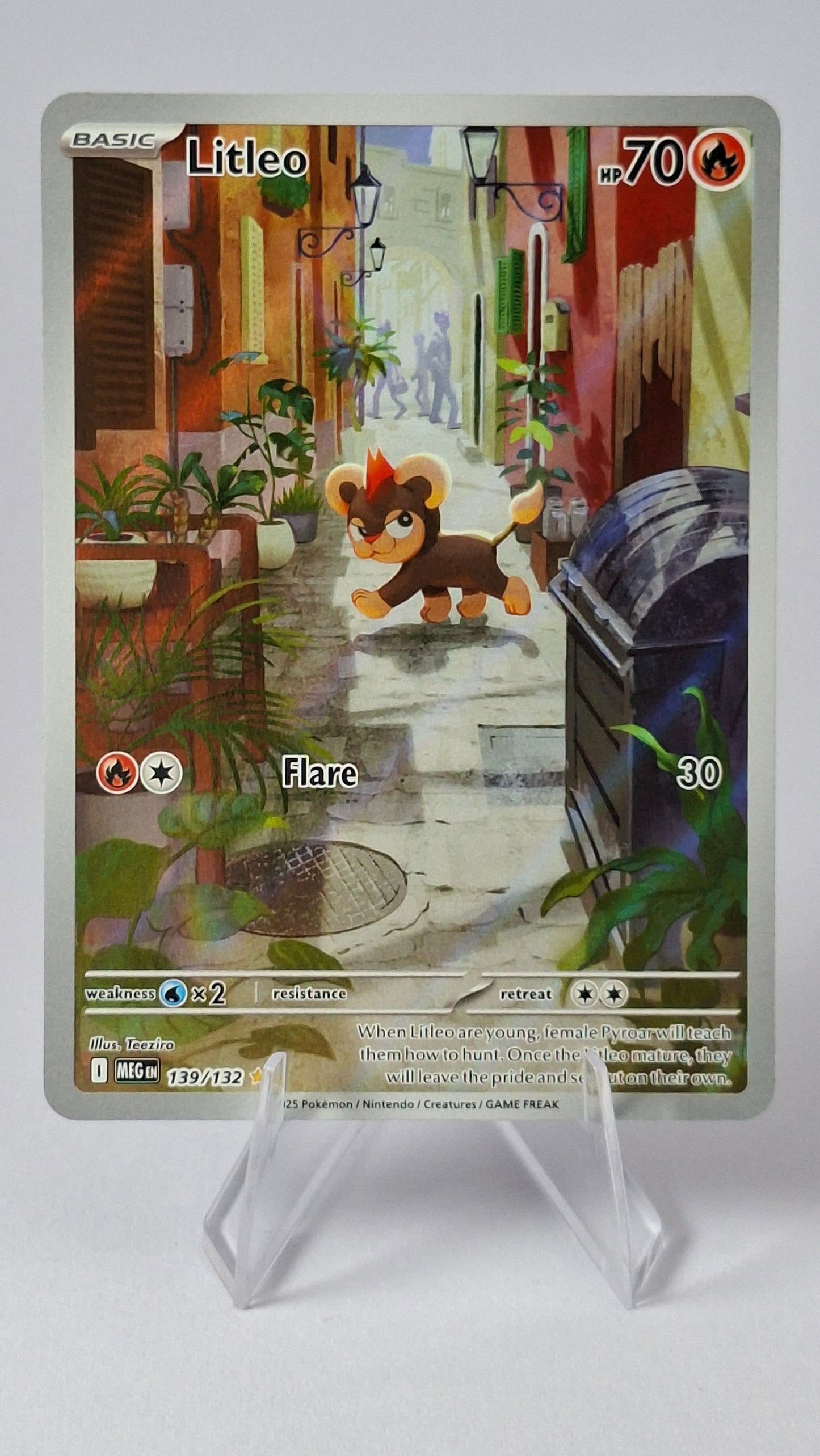 Litleo Mega Evolution Illustration Rare 139/132
