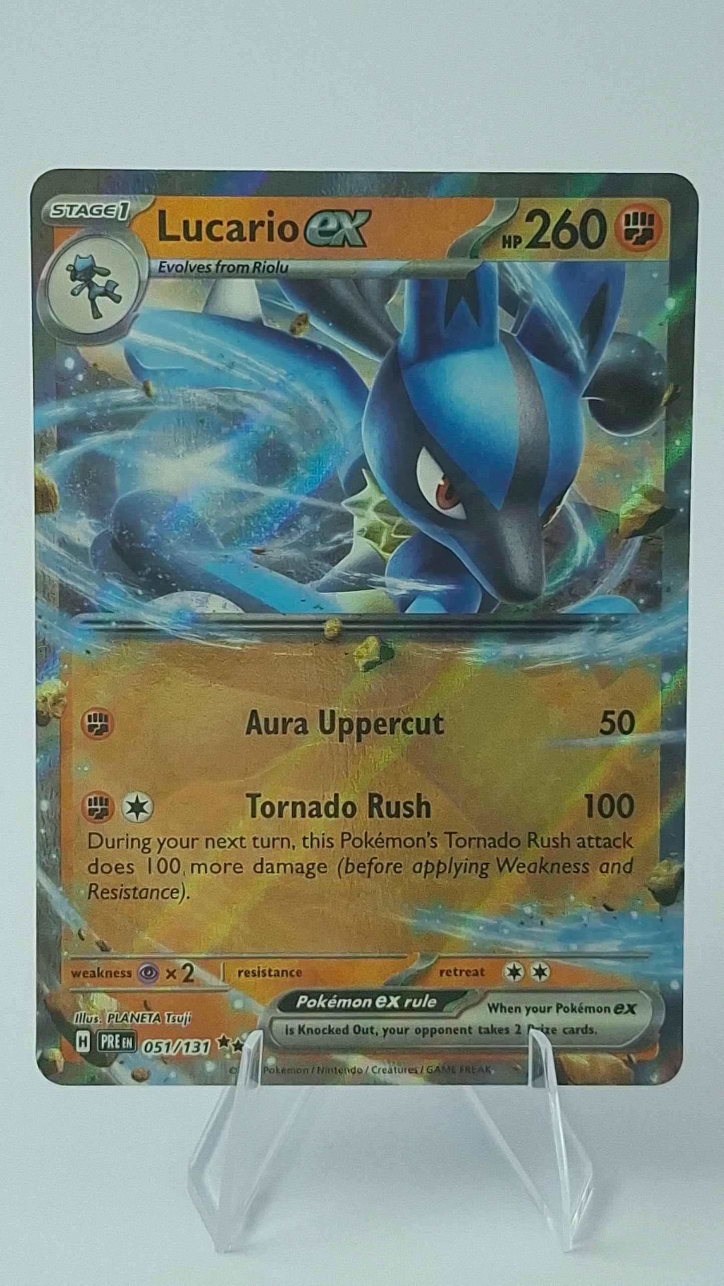 Lucario ex 051/131 - Prismatic Evolutions Double Rare