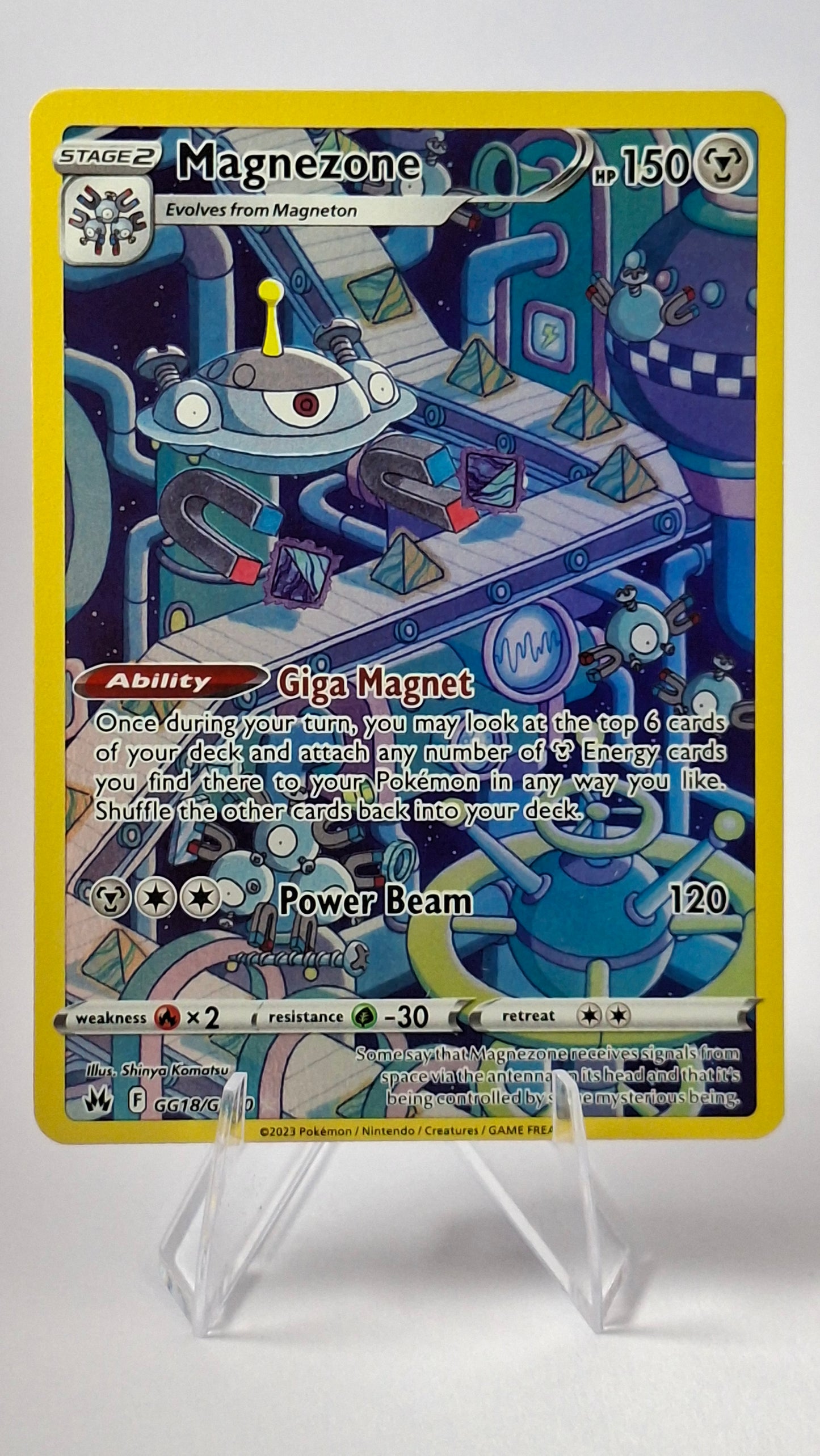 Magnezone Holo Rare – Crown Zenith Galarian Gallery (GG18/GG70)