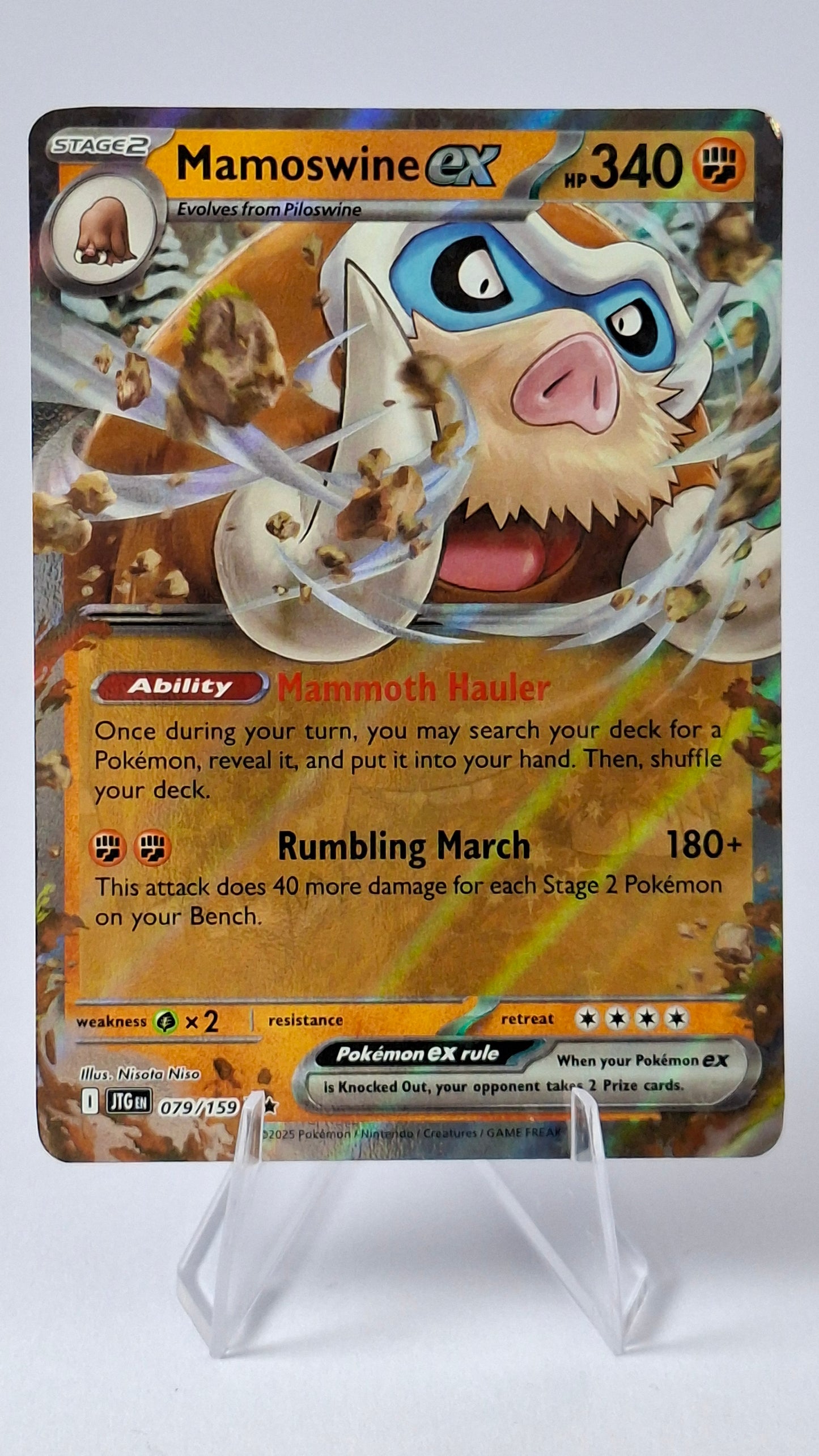 Mamoswine ex 079/159 - Journey Together Double Rare