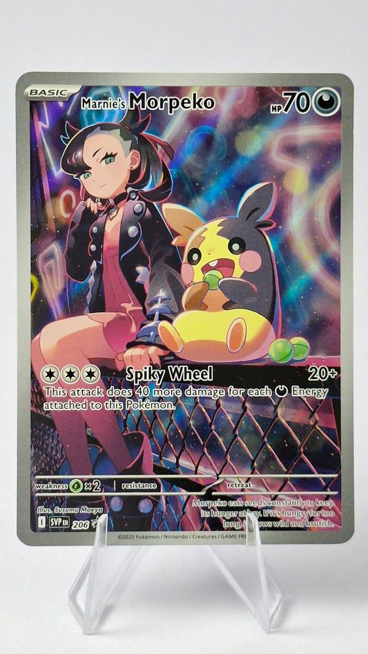 Marnie's Morpeko 206 - Scarlet & Violet Promo Holo Rare