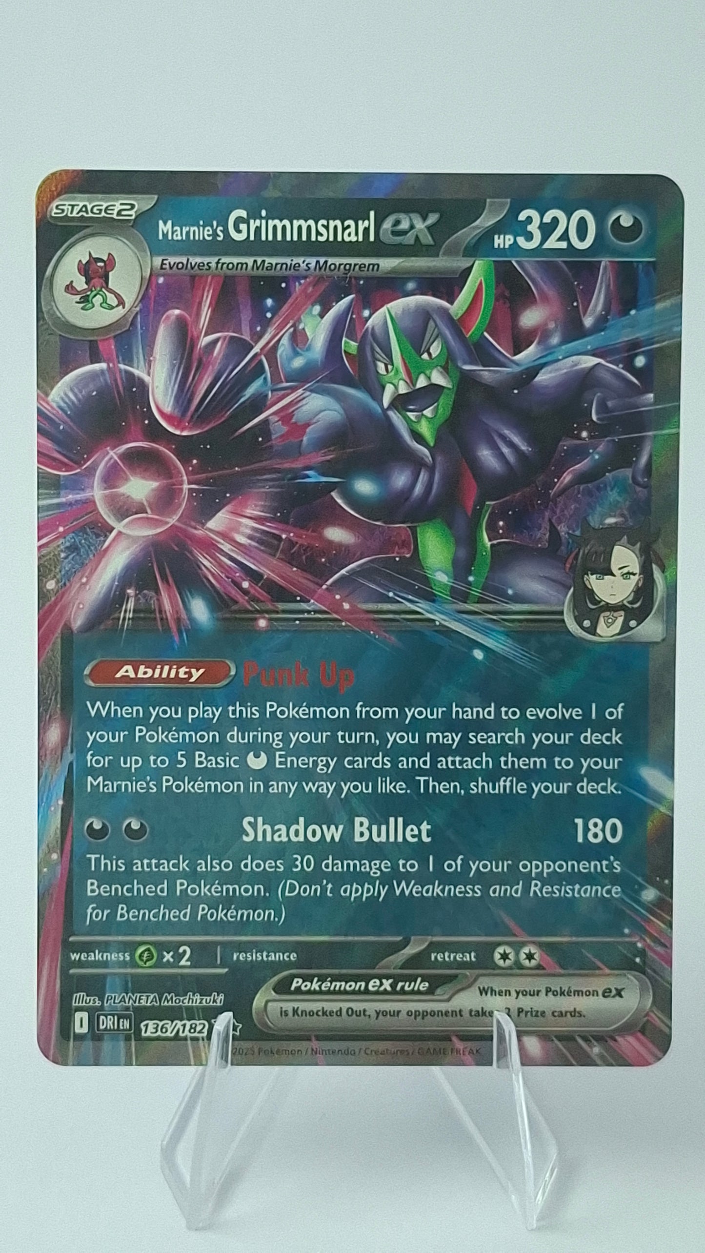 Marnie's Grimmsnarl ex 136/182 - Destined Rivals Ultra Rare