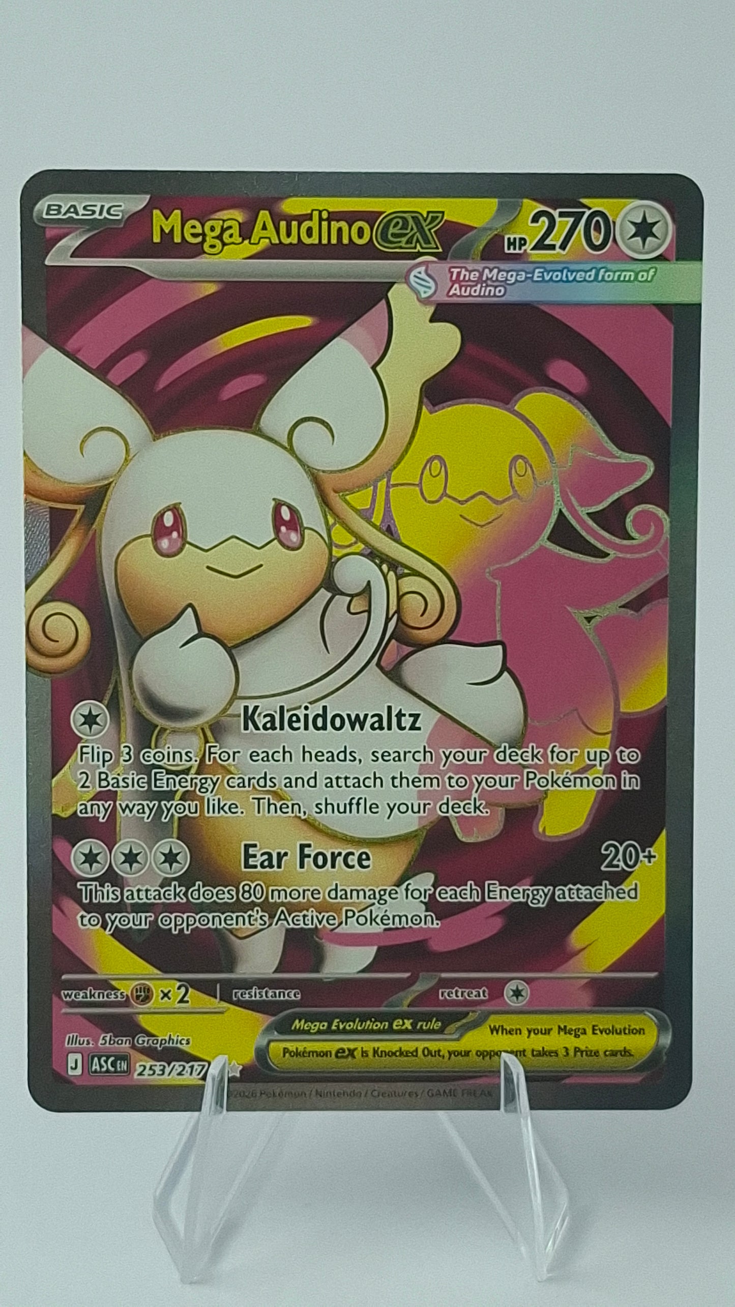 Mega Audino ex 253/217 - ME Ascended Heroes Ultra Rare
