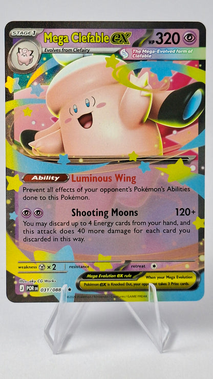 Mega Clefable ex 031/088 - Perfect Order Double Rare